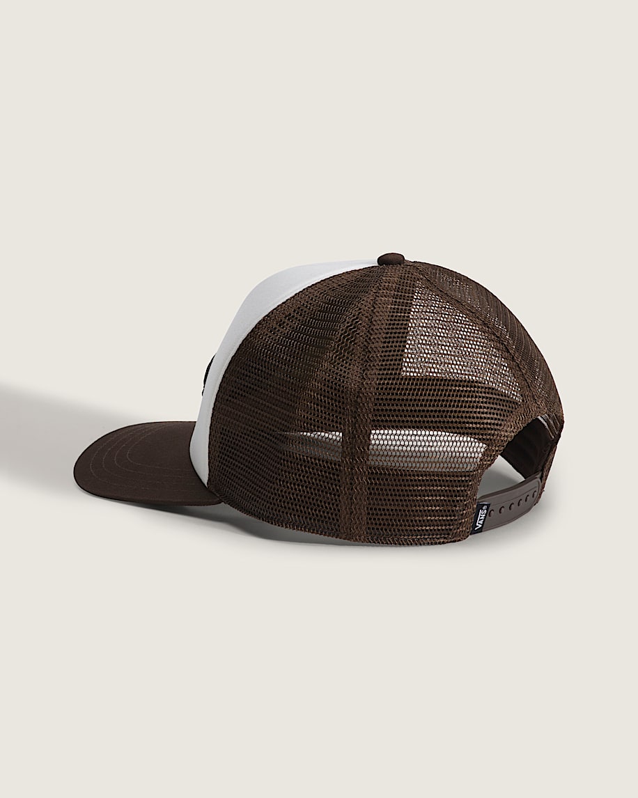 Classic Patch Trucker Hat VANS Dachsund Brown ALT2