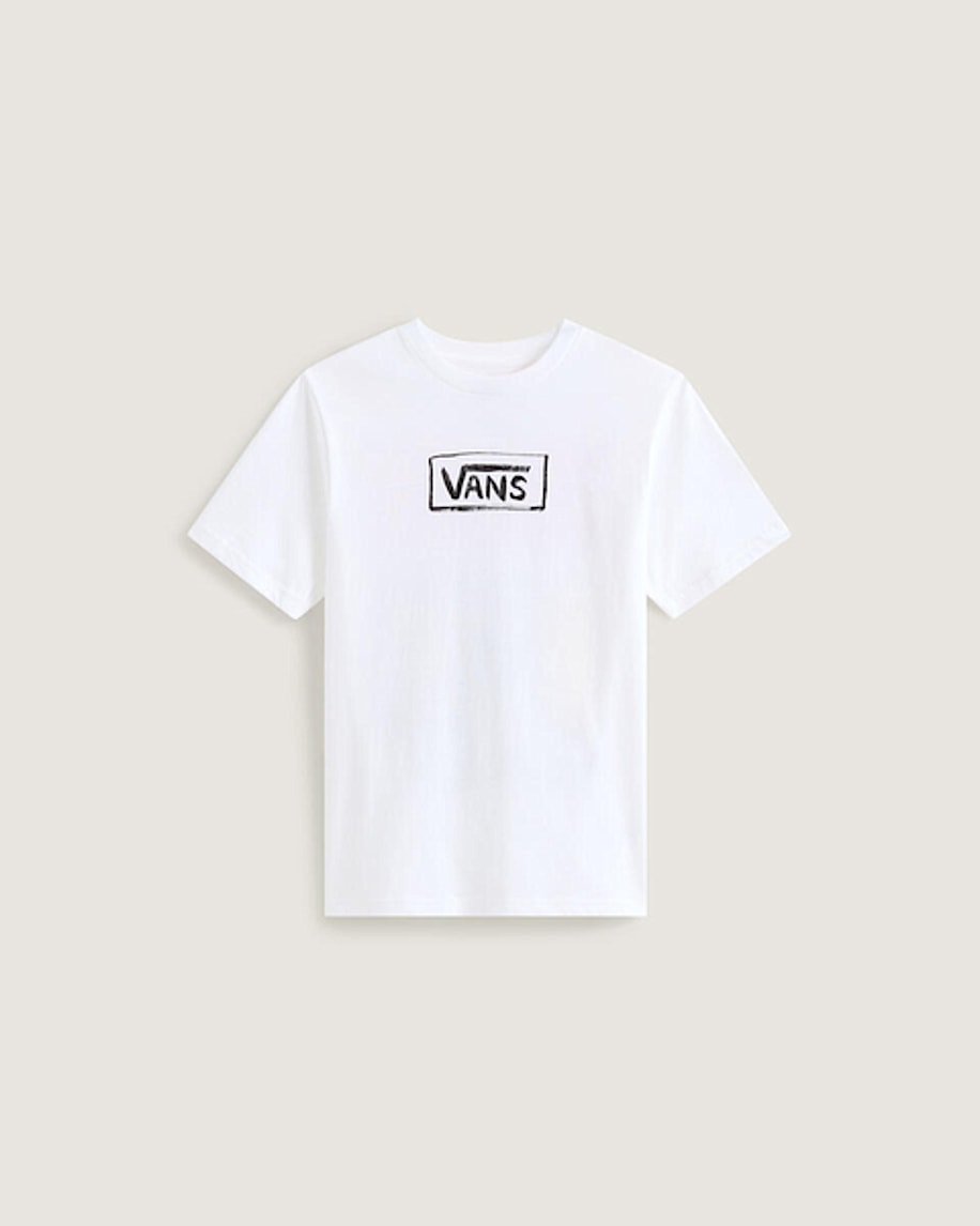 Kids Vans On Canvas TShirt VANS White ALT1