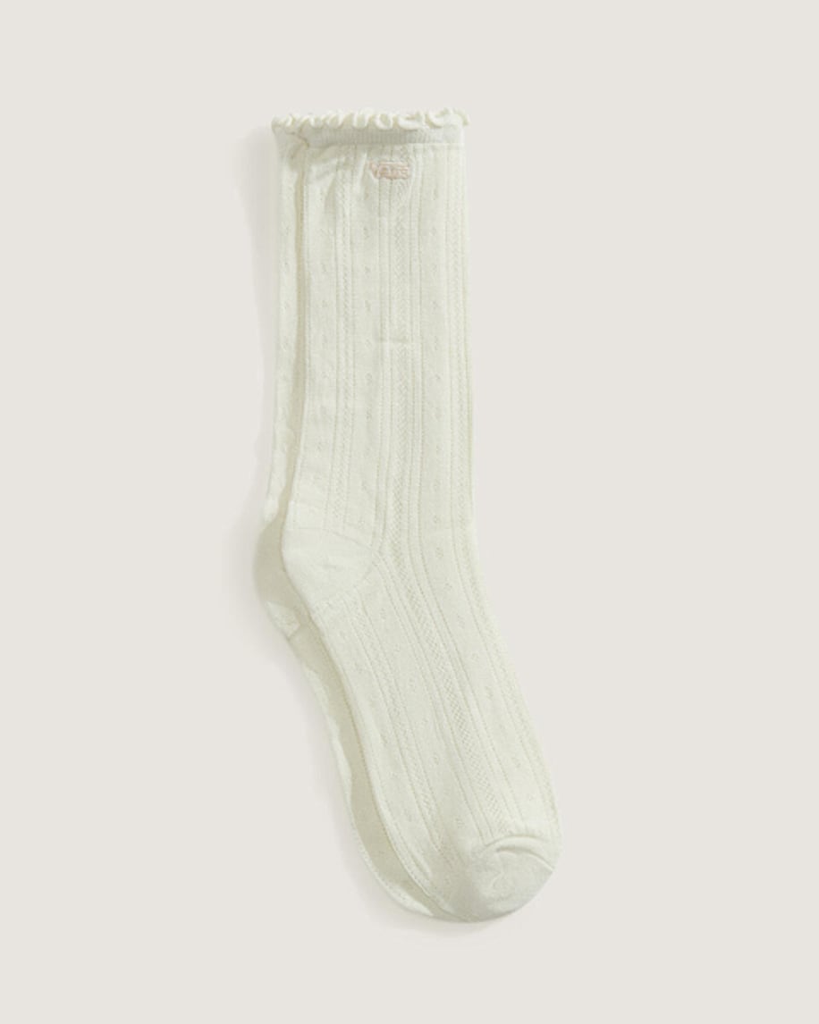 Pointelle Crew Socks VANS Marshmallow ALT1