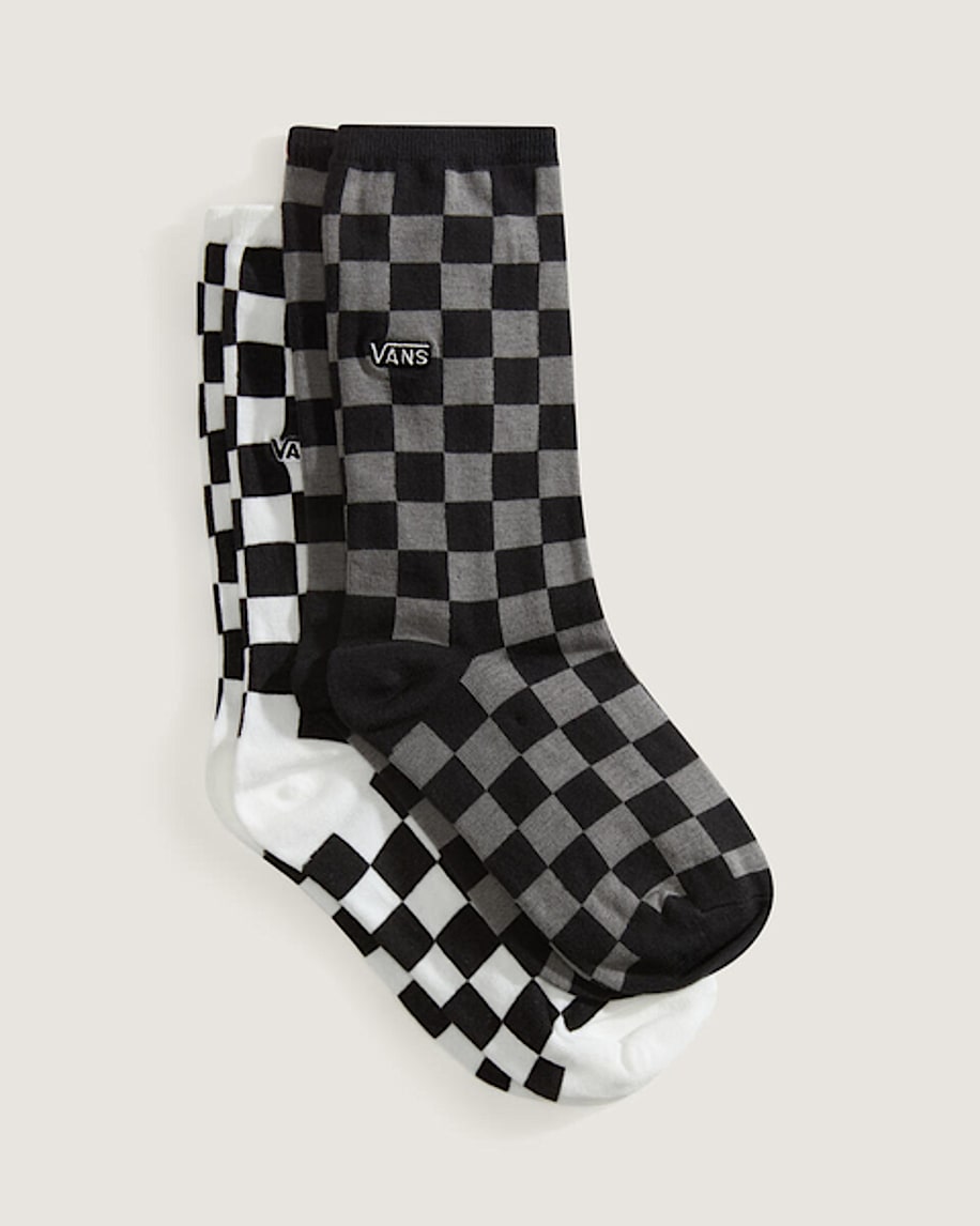 Kids Ticker Crew Socks VANS Black  White ALT1