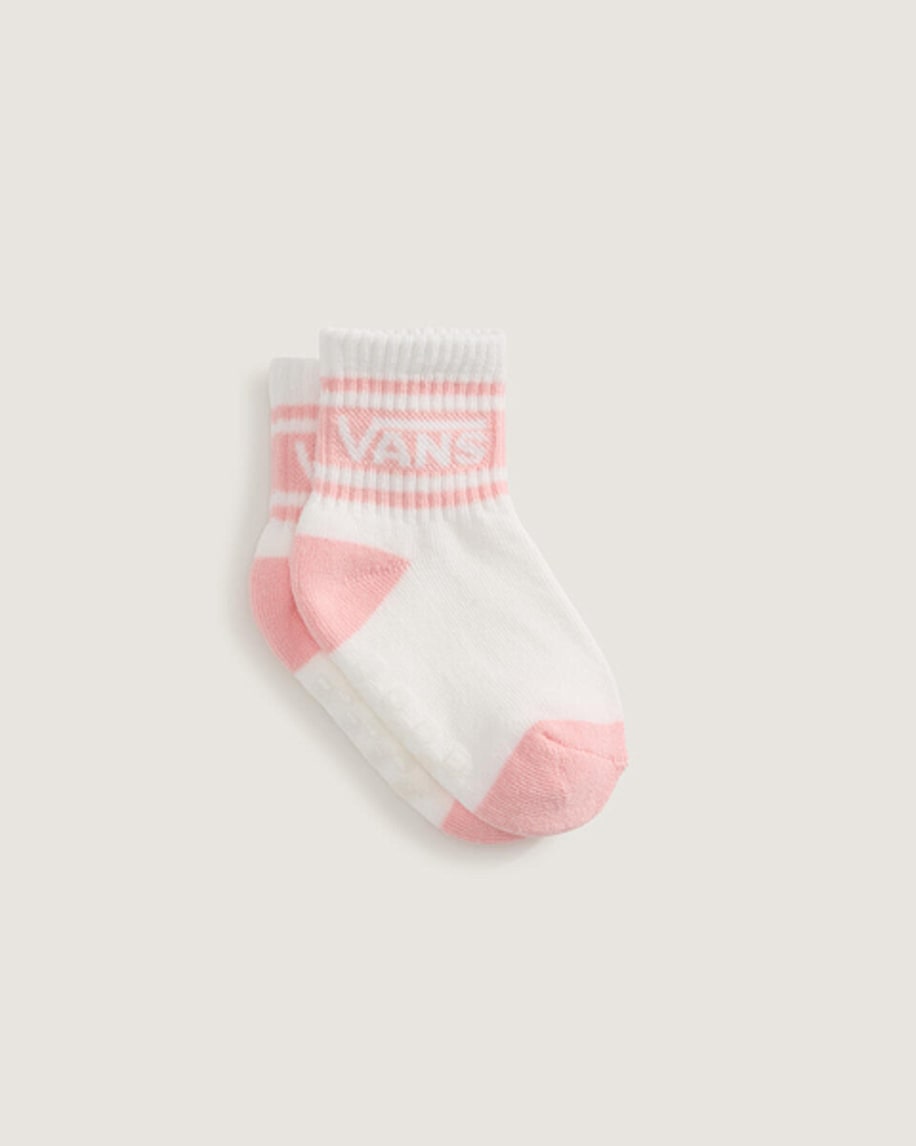 Kids Vans Drop V Crew Socks VANS Powder Pink ALT1