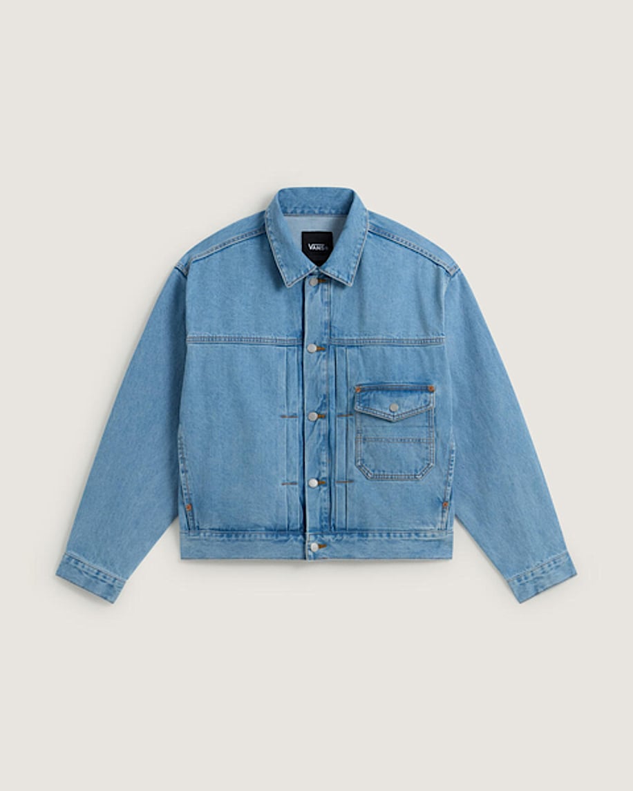 Check5 Denim Trucker Jacket VANS Light Stonewash HERO