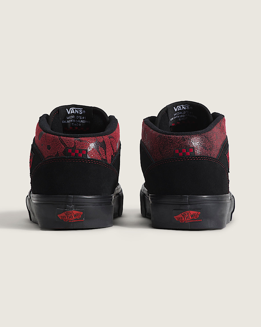 Skate Half Cab Shoe VANS Red  Black ALT3