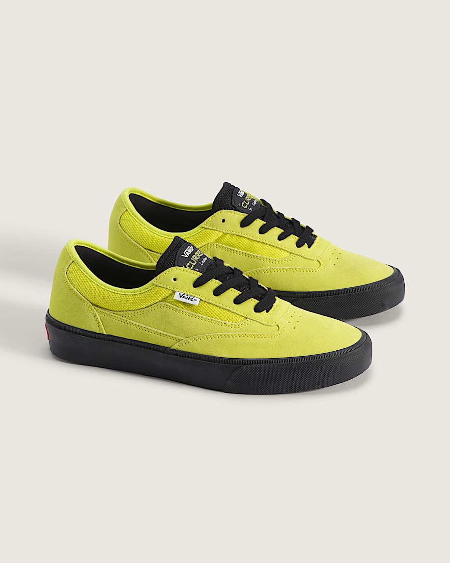 Skate Curren Caples Shoe VANS Fluro Lime Green  Black ALT1