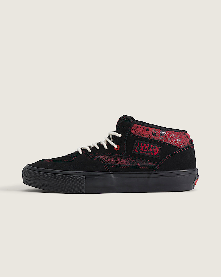 Skate Half Cab Shoe VANS Red  Black HERO