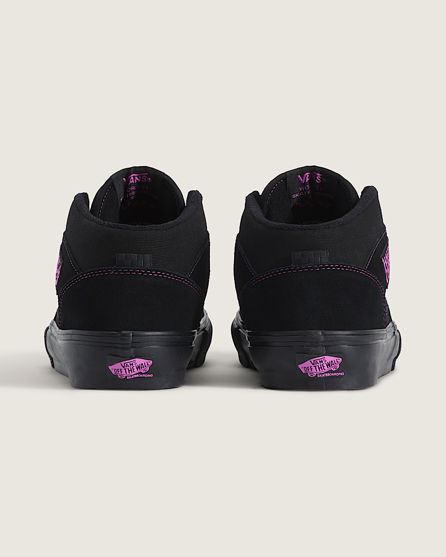 Skate Half Cab Shoe VANS Black  Magenta Pink ALT3