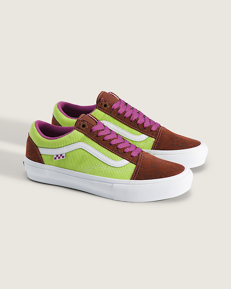 Skate Old Skool Shoe VANS Brown  Green ALT1