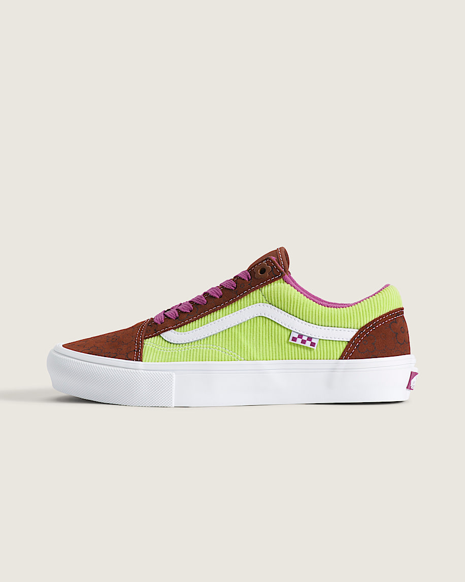 Skate Old Skool Shoe VANS Brown  Green HERO