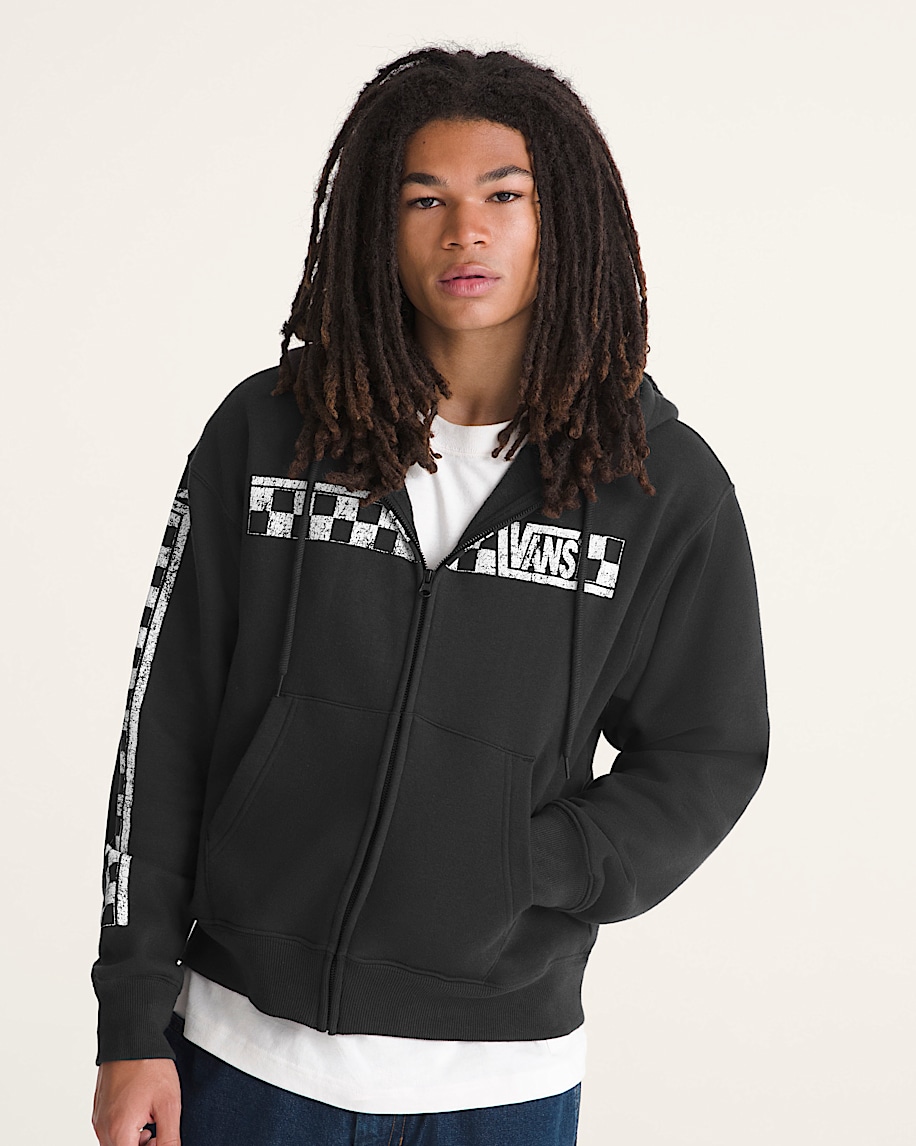 Vans Racing Full Zip Hoodie VANS Black ALT2