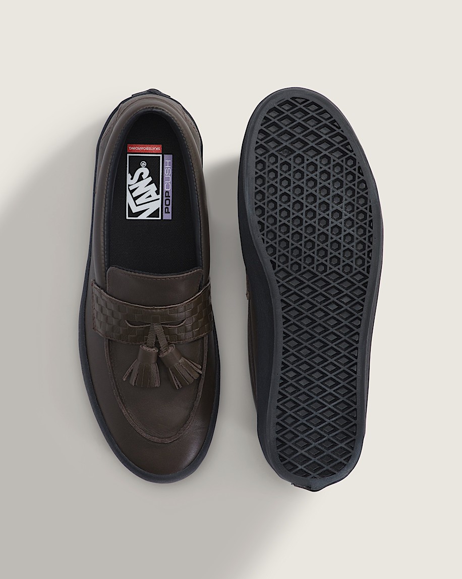 Skate Loafer Shoe VANS Brown ALT2