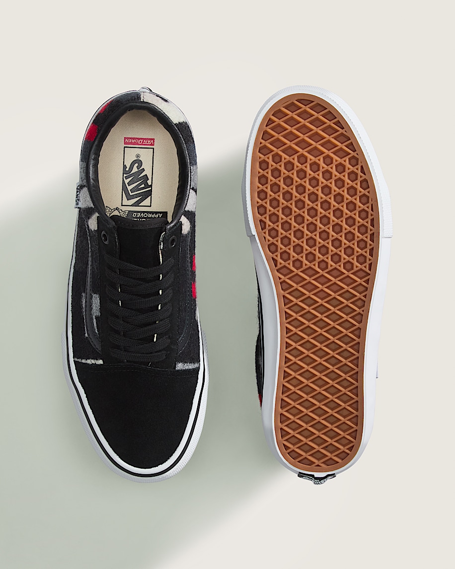 Van Doren Approved x All Nations Skate Old Skool Shoe VANS Black  White ALT2