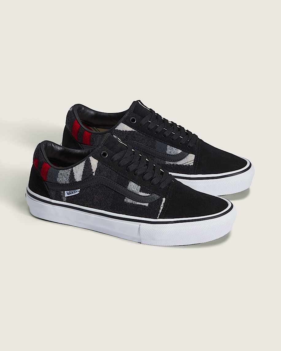 Van Doren Approved x All Nations Skate Old Skool Shoe VANS Black  White ALT1