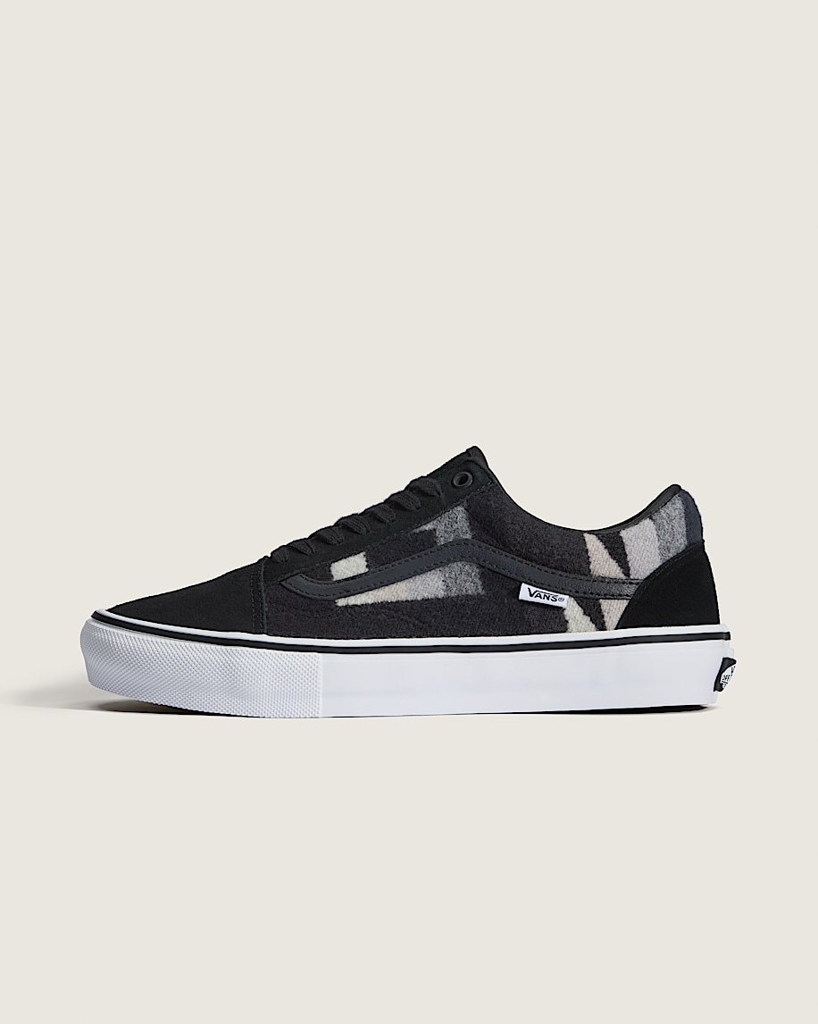 Van Doren Approved x All Nations Skate Old Skool Shoe VANS Black  White HERO