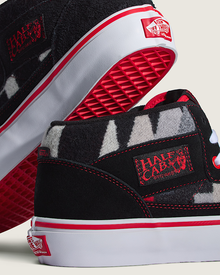 Van Doren Approved x All Nations Skate Half Cab Shoe VANS Black  Red ALT4