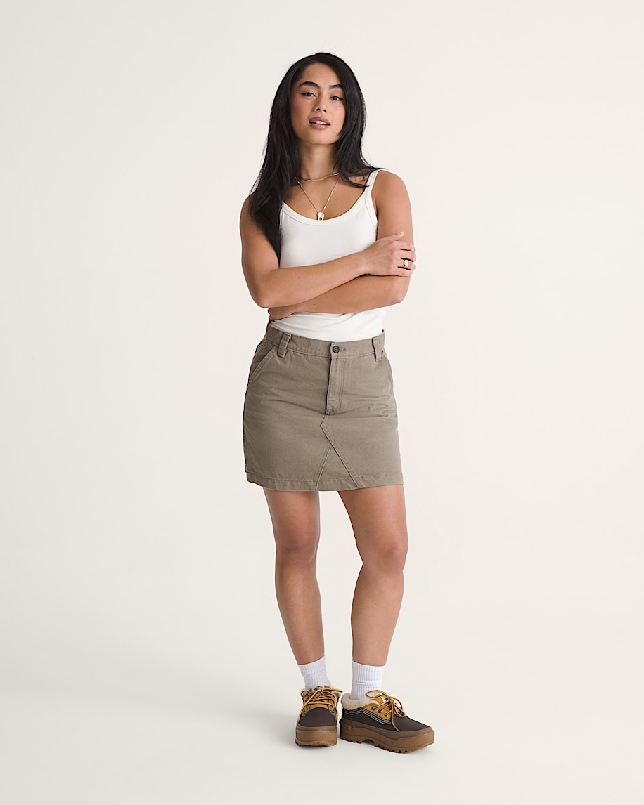 Chore Skirt VANS Bungee Cord Brown ALT3