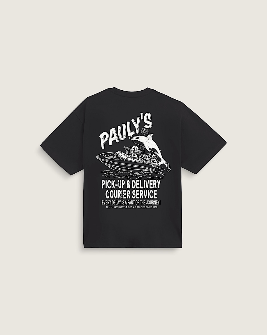 Paulys Delivery TShirt VANS Black HERO