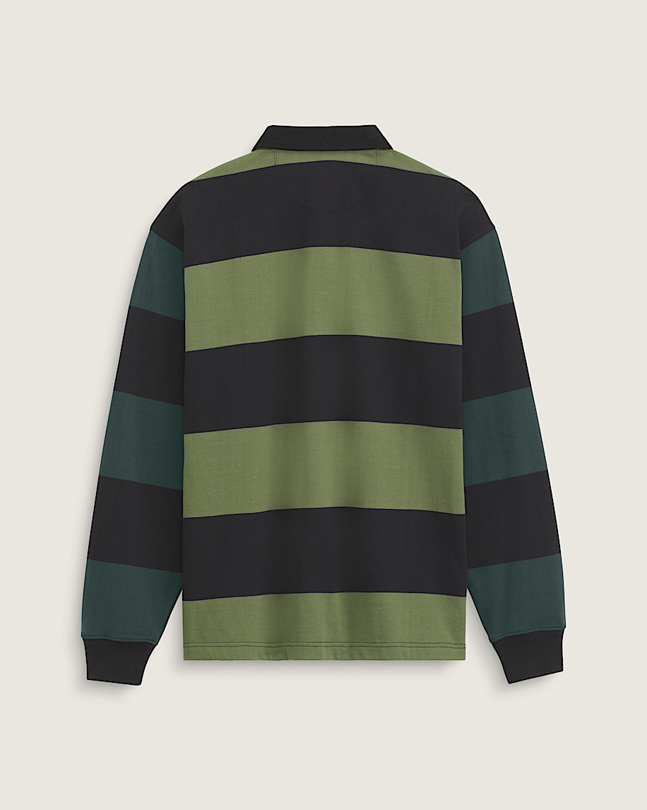 Ward Stripe Rugby Knit VANS BlackGreen Balsam ALT1