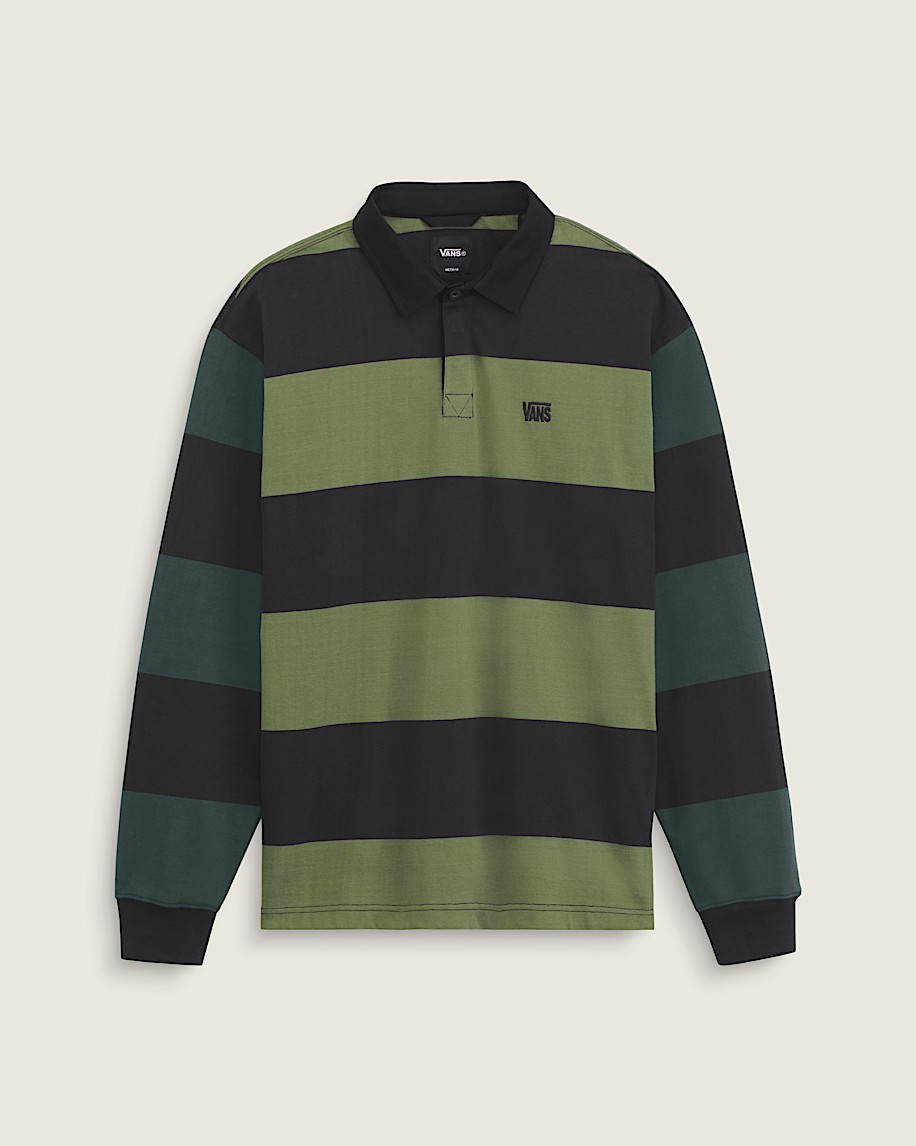 Ward Stripe Rugby Knit VANS BlackGreen Balsam HERO