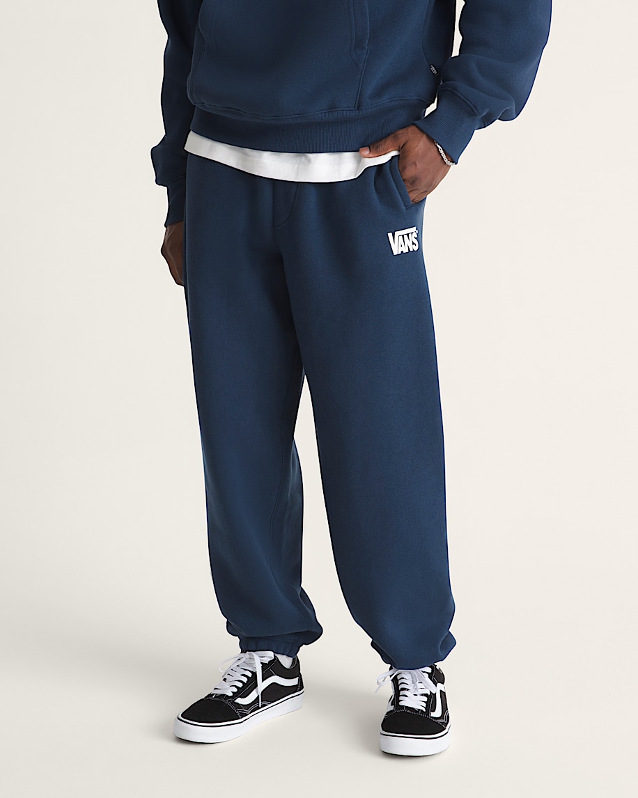 Stretch Logo Fleece Sweatpants VANS Dress Blues ALT2