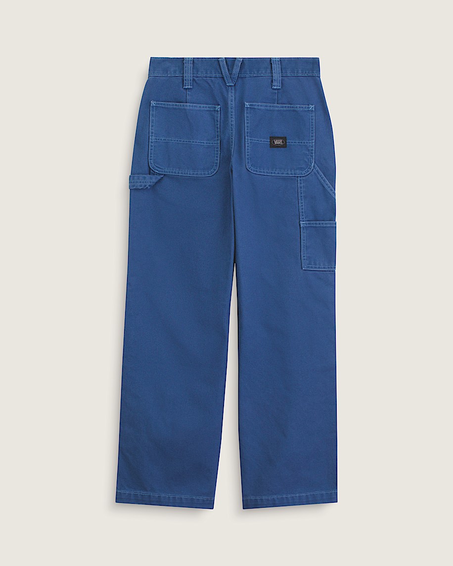 Chore Mid Rise Straight Pants VANS True Navy Blue ALT1