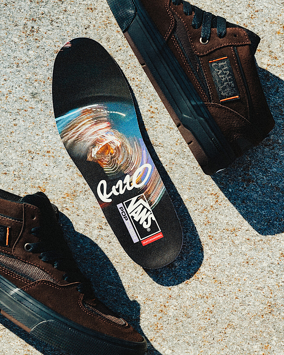 Skate Half Cab Wafflecup Shoe VANS Dick Rizzo Translucent Sidewall Black  Blue ALT9