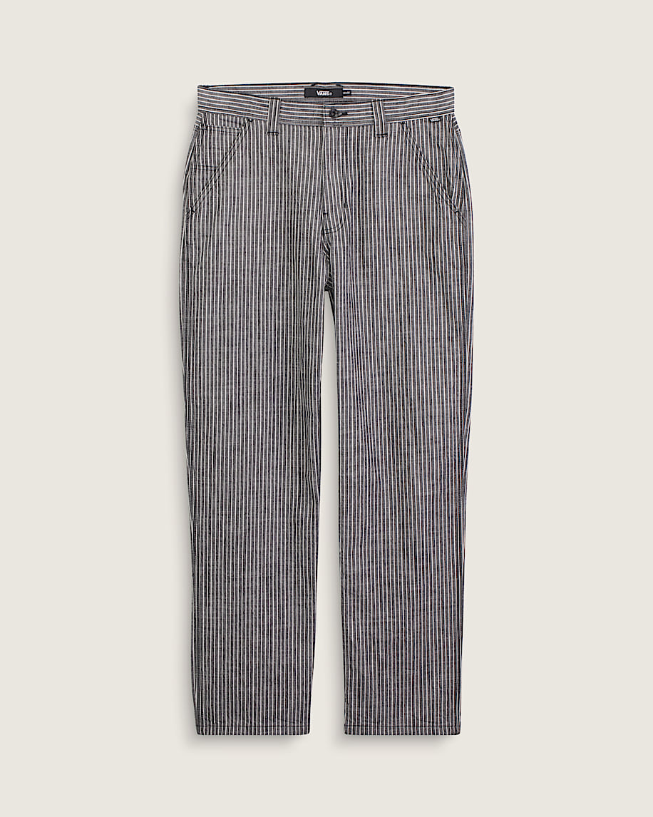 Chore Loose Stripe Denim Pants VANS Black  White HERO