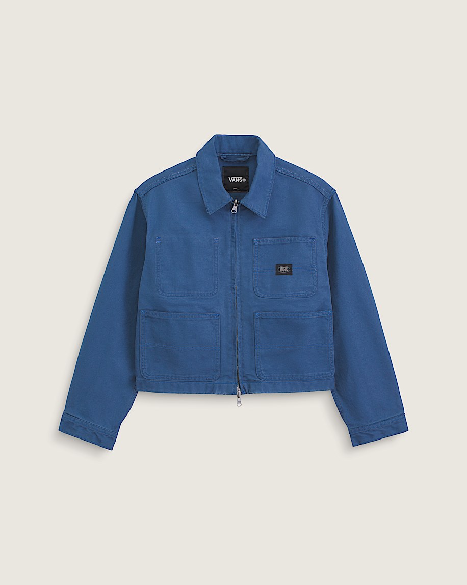 Emily Boxy Workwear Jacket VANS True Navy Blue HERO