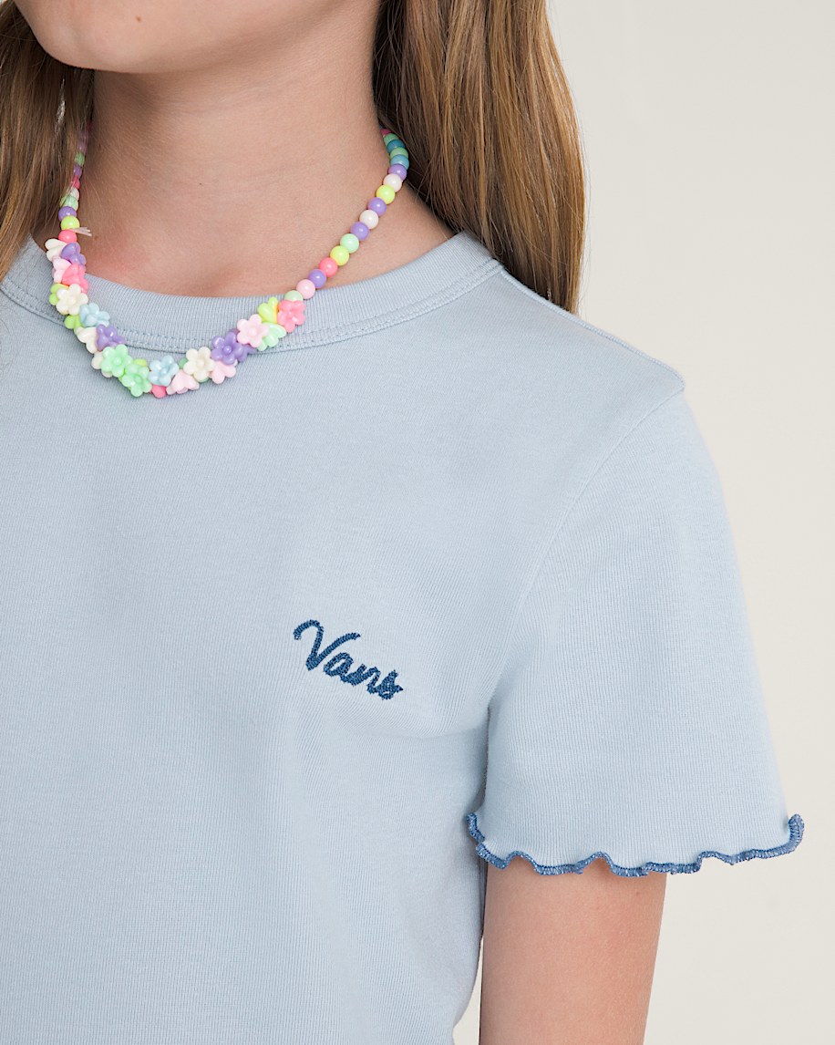 Kids Gabby Knit Shirt VANS Soft Slate Blue ALT4