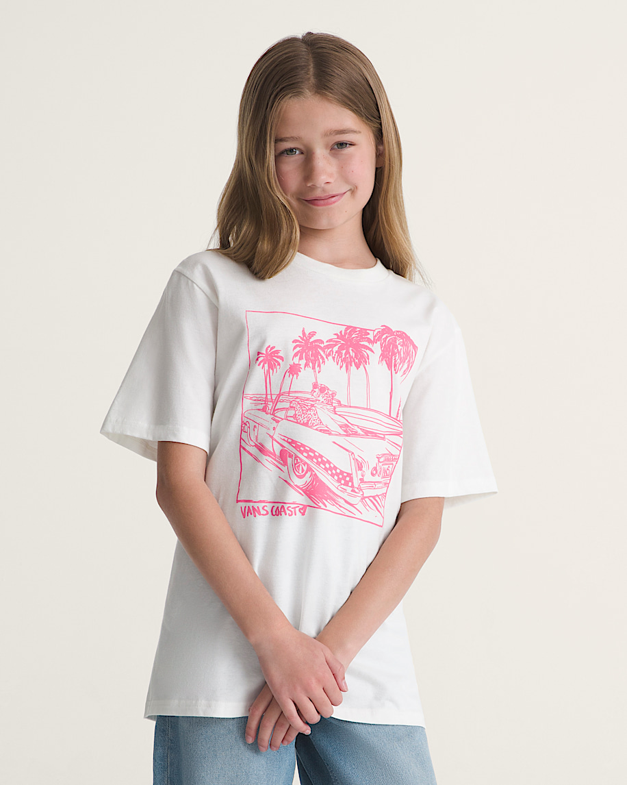 Kids Vans Coast TShirt VANS Marshmallow White ALT2