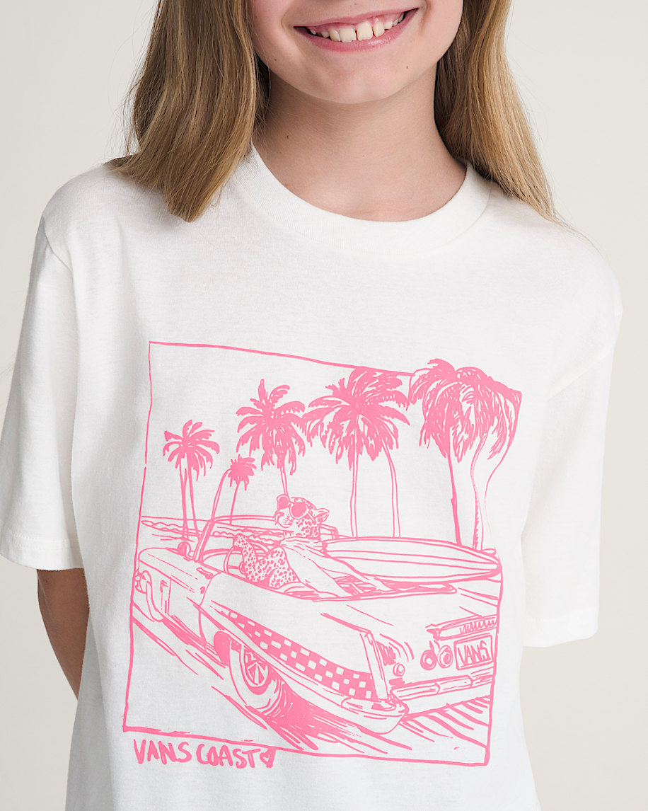 Kids Vans Coast TShirt VANS Marshmallow White ALT4