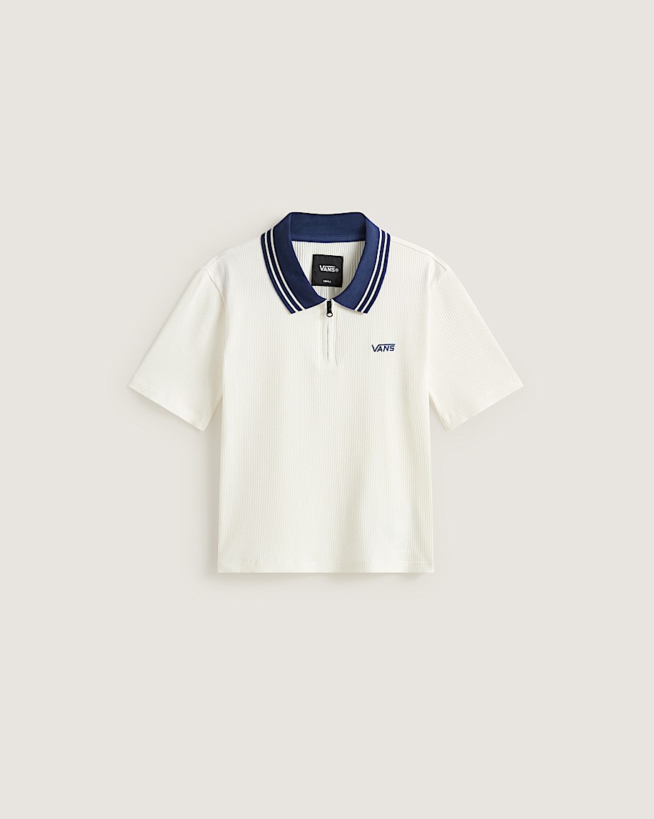 Priscilla Polo Shirt VANS Egret White HERO
