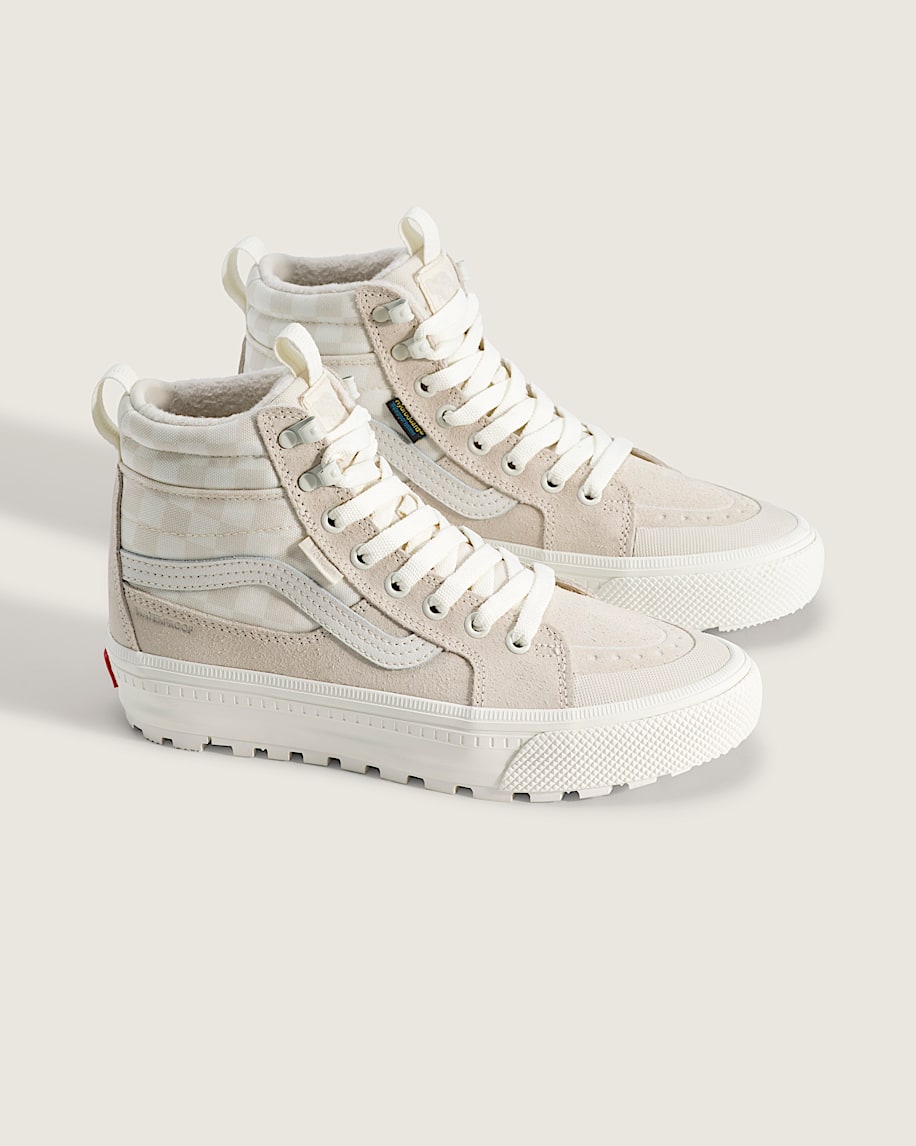 Sk8Hi Waterproof Insulated Shoe VANS Checkerboard Turtledove White ALT1