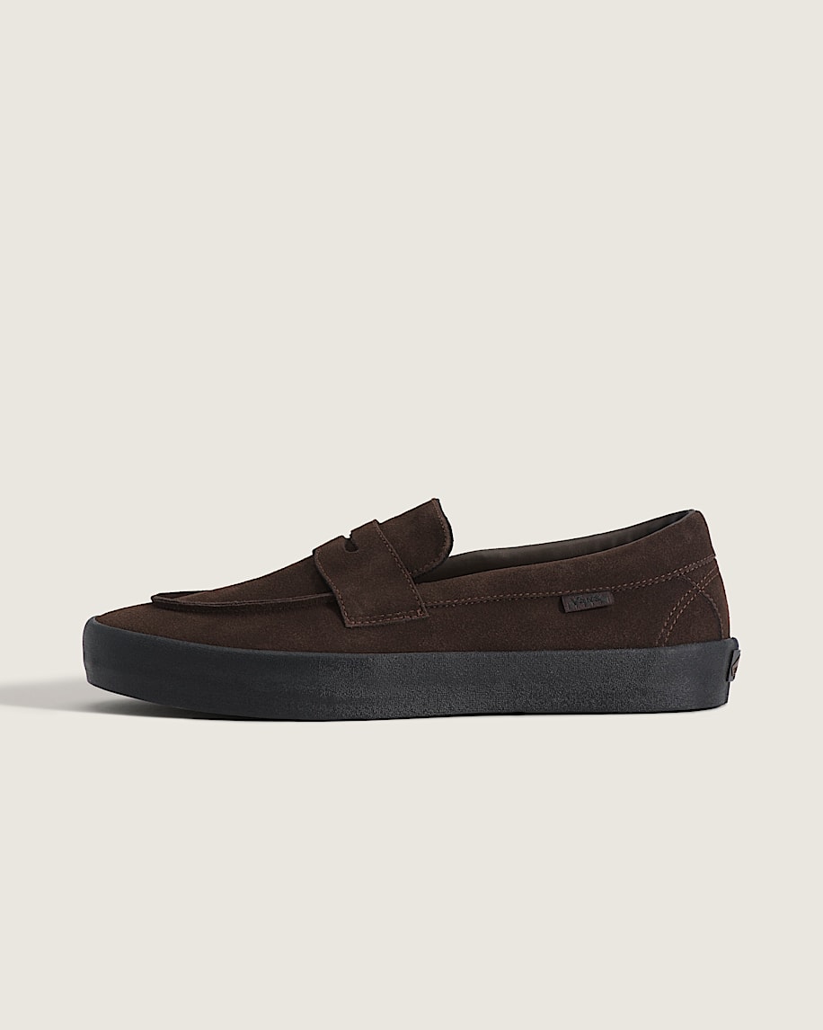 Skate Loafer Shoe VANS Suede Brown  Black HERO