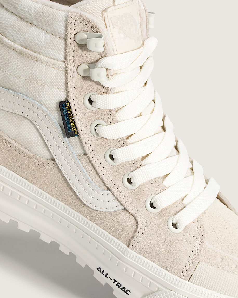 Sk8Hi Waterproof Insulated Shoe VANS Checkerboard Turtledove White ALT7