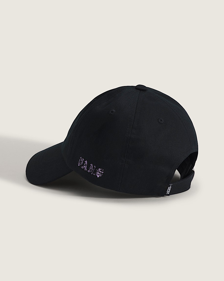 Webbed Reaper Curved Bill Jockey Hat VANS Black ALT2