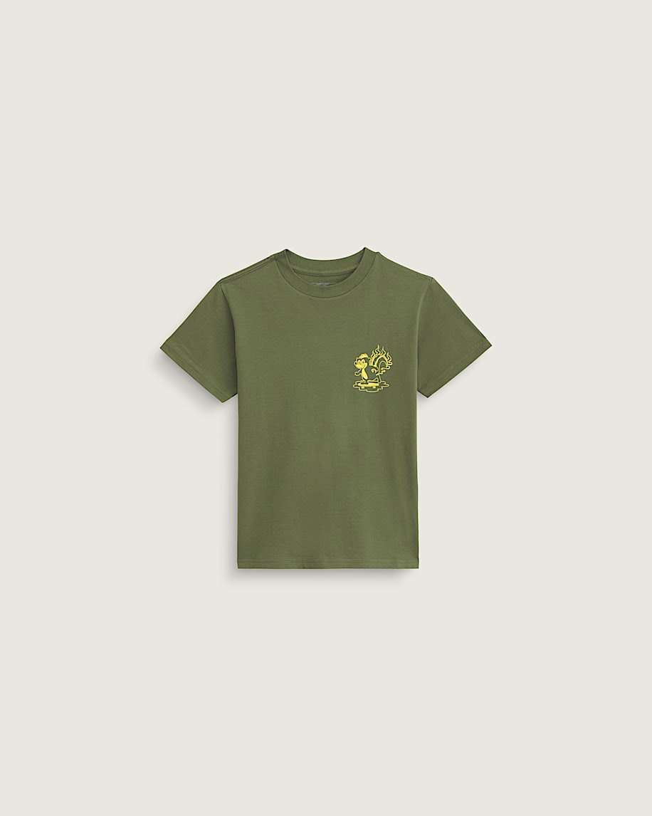 Little Kids Dusters TShirt VANS Green Balsam ALT1