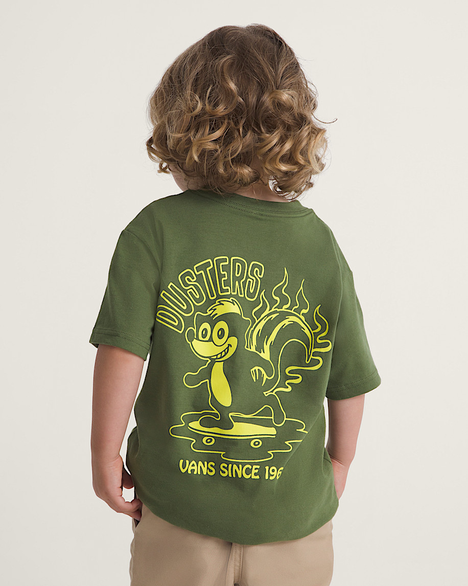 Little Kids Dusters TShirt VANS Green Balsam ALT3