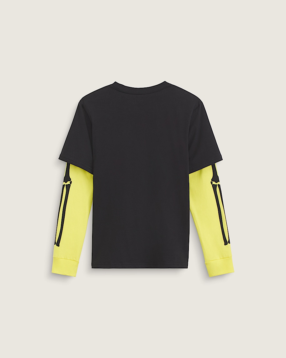 Kids Arm Bones Twofer Shirt VANS Black ALT1