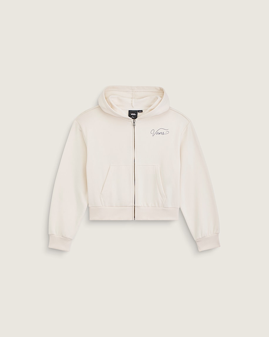 Kids Van Doren Racing Zip Hoodie VANS Turtledove ALT1