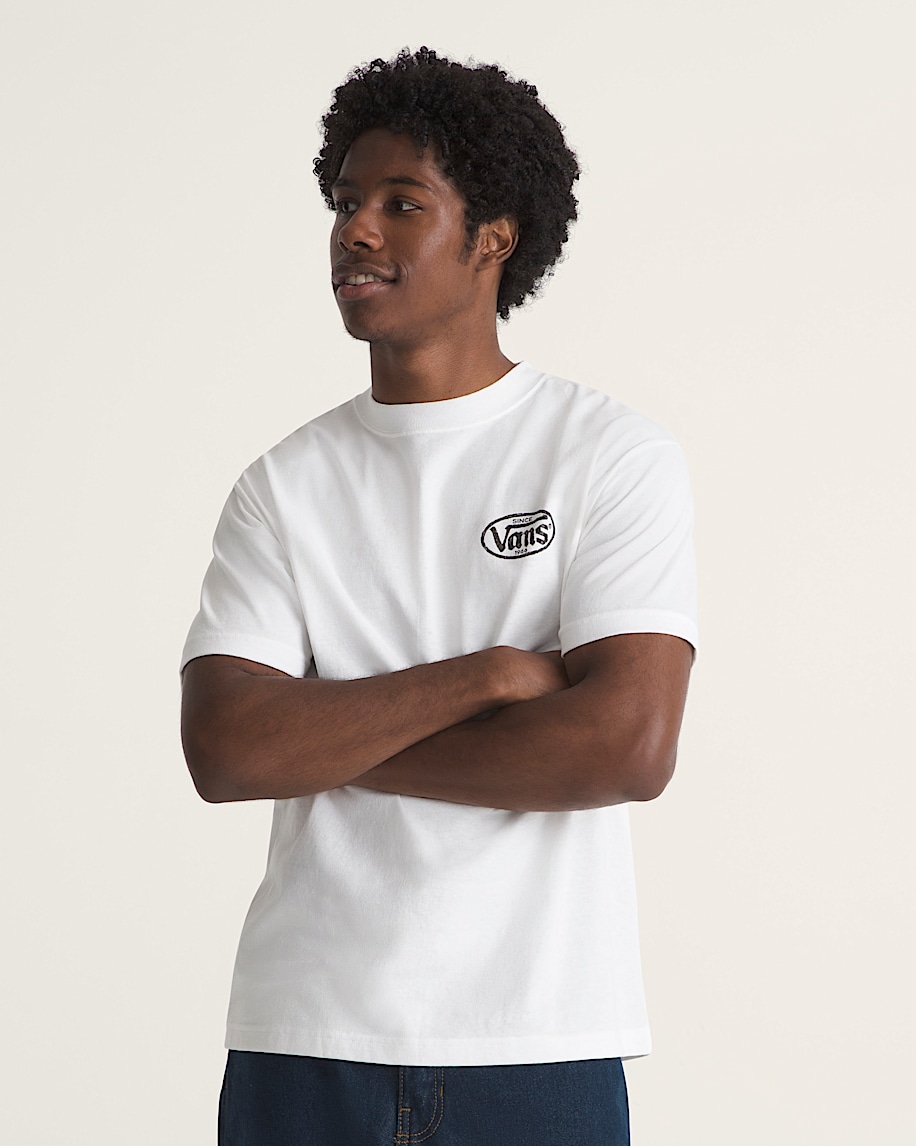 The Painted Rose TShirt VANS White ALT2