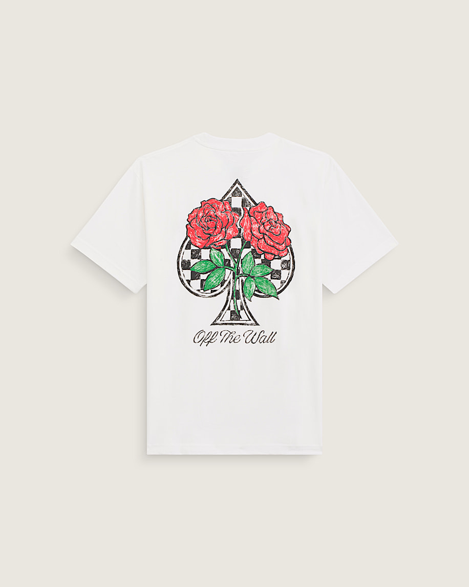 The Painted Rose TShirt VANS White HERO