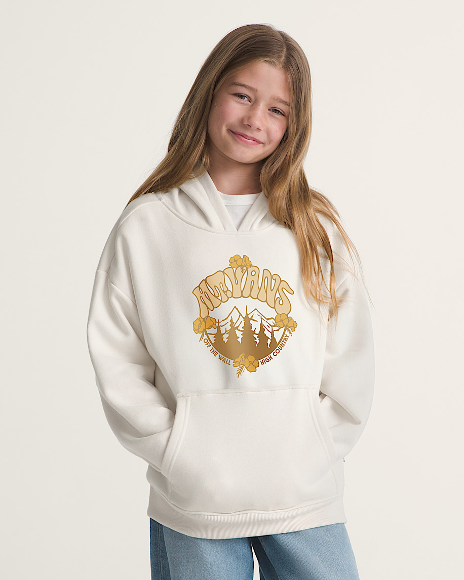 Kids Mt Vans Pullover Hoodie VANS Turtledove ALT2