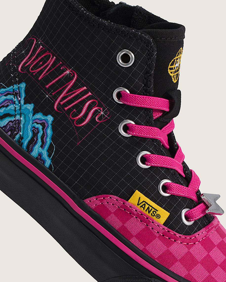 KPop Demon Hunters x Vans Little Kids Authentic Hi 20 Zip Shoe VANS KPop Demon Hunters Mira ALT5