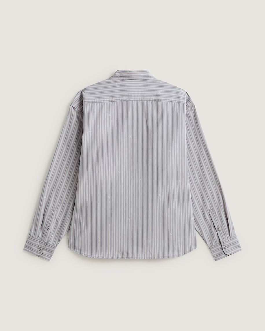 Vans X Rowan Striped Long Sleeve Shirt VANS Light Grey ALT1