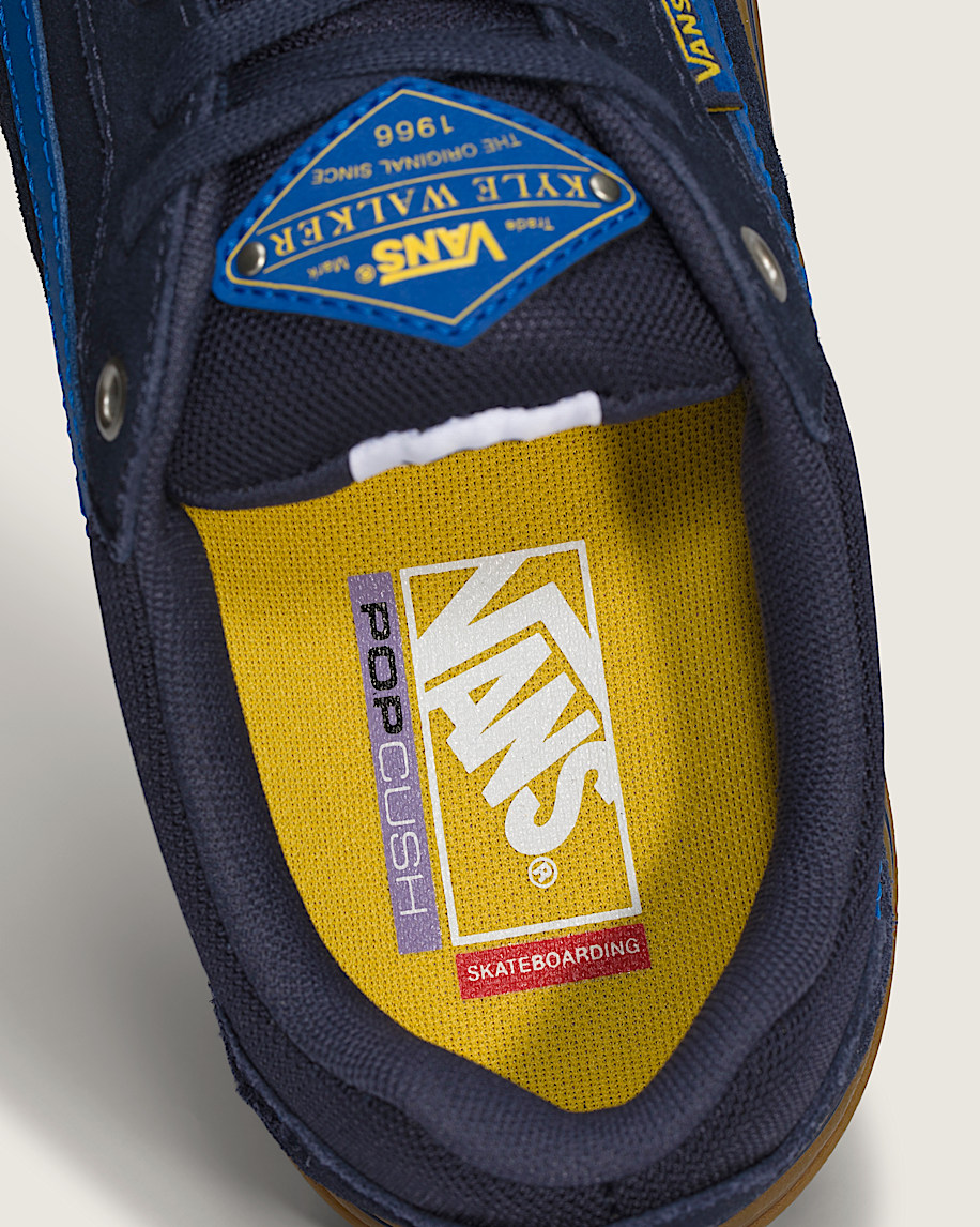 Skate Kyle Walker Wafflecup Shoe VANS Rich Navy Blue  Gum ALT4