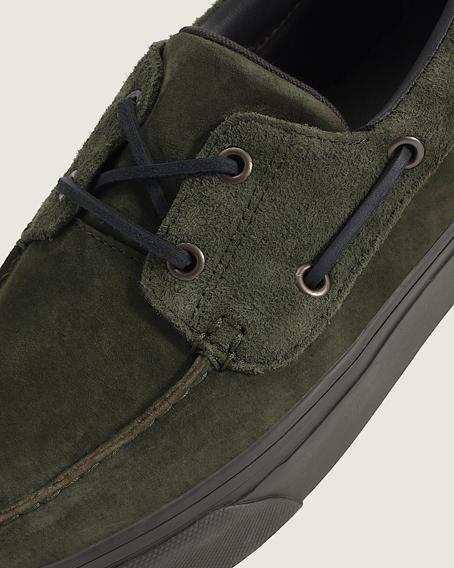 2Eyelet Boat Shoe VANS Obsidian Fern Green ALT5