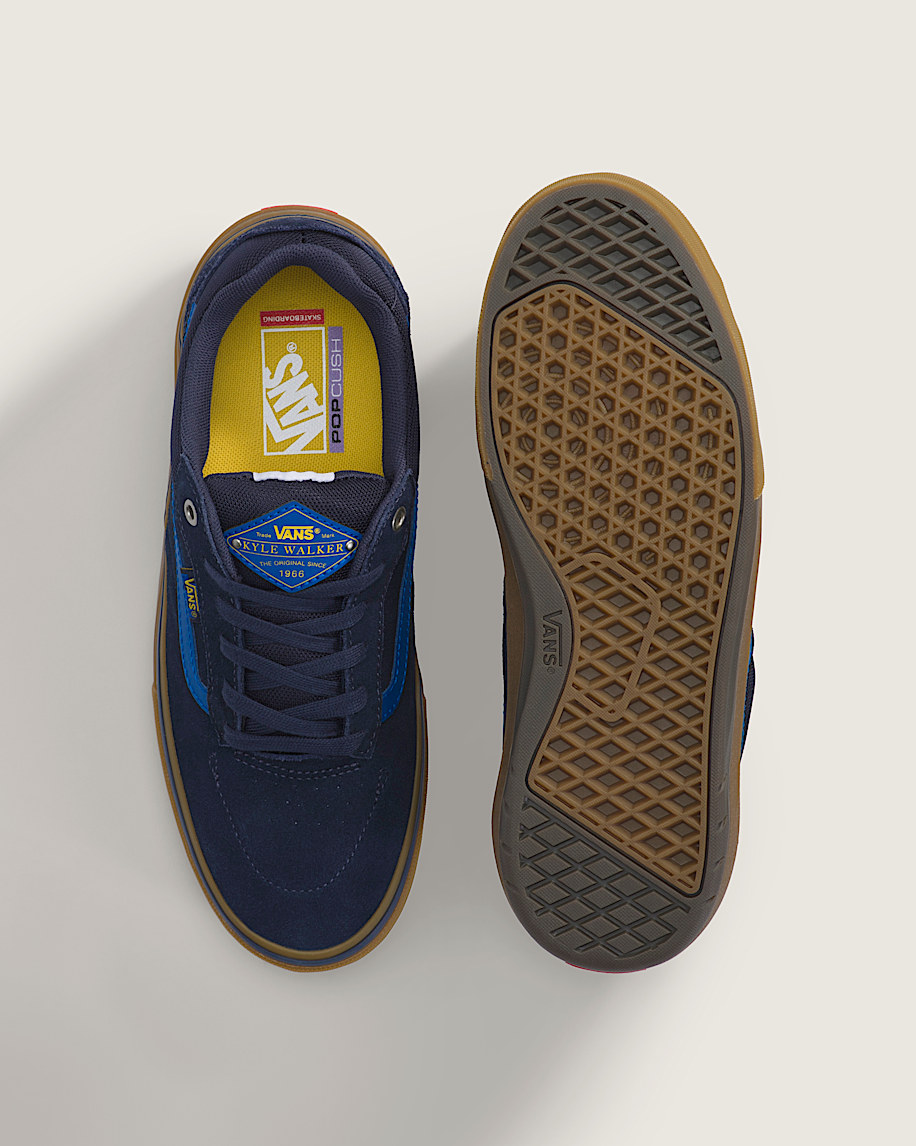 Skate Kyle Walker Wafflecup Shoe VANS Rich Navy Blue  Gum ALT2