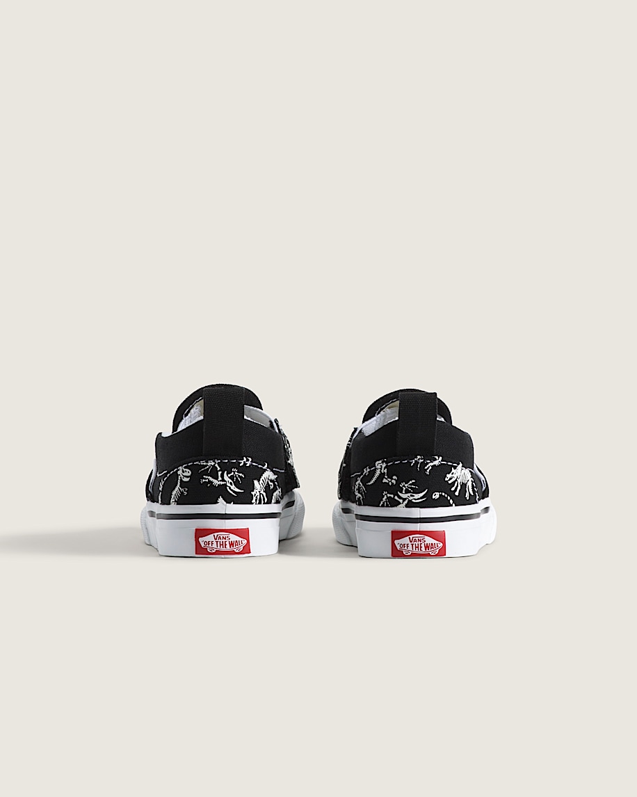 Toddler Classic SlipOn V Shoe VANS GlowintheDark  Black ALT4