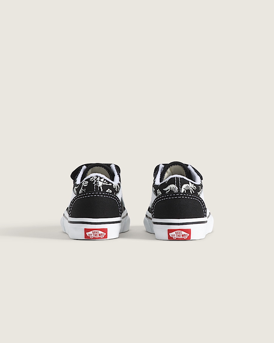 Toddler Old Skool V Shoe VANS GlowintheDark  Black ALT3