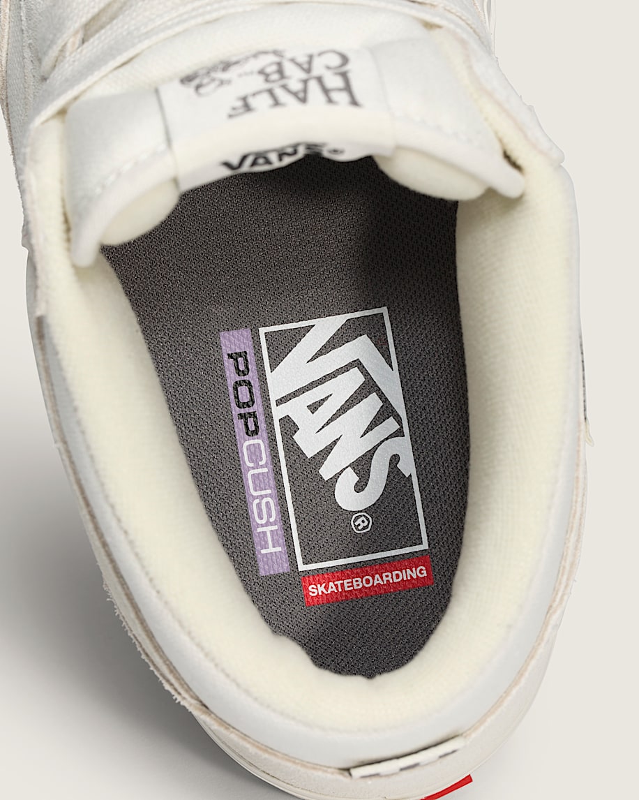 Skate Half Cab Shoe VANS Marshmallow White ALT4